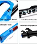 Beefed Up Front Fork For Mountain Bikes With Damping And Disc Brake Compatibility, A-Pillar Disc Brake, Aluminum Alloy Claw Hook