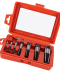 8-Piece Broken Screw Extractor Set For Damaged Screws, Rusted Bolts And Pipe Fittings, Pro-Grade Easy Out Kit With Durable Storage Case