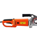 Handheld Electric Pipe Threader 2300W 110V Copper Motor Built To Rock With Carbon Steel Die Heads Half To One Inch, orange design