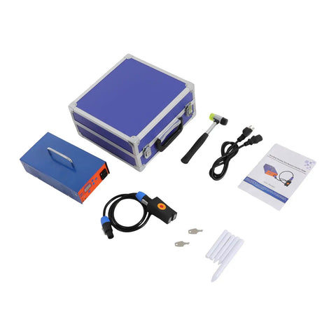 Pro DIY PDR Induction Heater 1380W With Digital Display And Overheat Guard, Portable Auto Body Dent Repair Kit components.