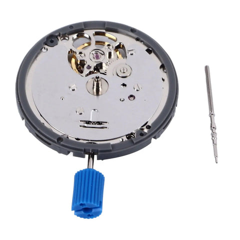 Top Notch Automatic Mechanical Watch Movement Upgrade Kit For Precision Timekeeping Long Service Life shown with stem