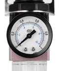 Close-up of pressure gauge on Pro Grade Air Filter Regulator AW2000-02 Aluminum Alloy for Pneumatic Systems