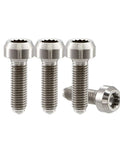 Beefed-Up Ultra Light Titanium Bolt M7x24.5mm With 1.0mm Pitch And 12 Point Spline Socket Forged Head For BBS Wheel Mods Gr5 Ti Fasteners Pack