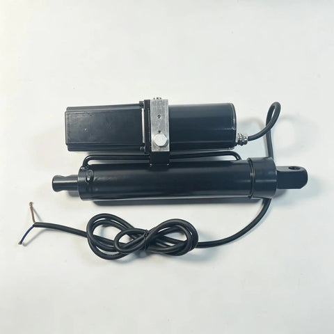 Rugged Electric Hydraulic Cylinder Linear Actuator Delivers Gutsy Two Ton Pull Force With Three Tons Vertical Thrust For Hard Core Machinery And Backyard Boss Builds Featuring Smooth 200Mm Stroke And Street Smart 12 To 72 Volt Compatibility
