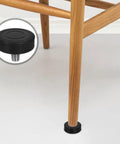 Anti Skid Furniture Feet Pads Set 12 Rubber Leveling Rising Feet With M10 Screws For Tables And Chairs Carbon Steel Hardware