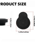 Radiator Coolant Cap Replacement for Yamaha ATVs 2006 Through 2021, black plastic twist-on design with size details shown.