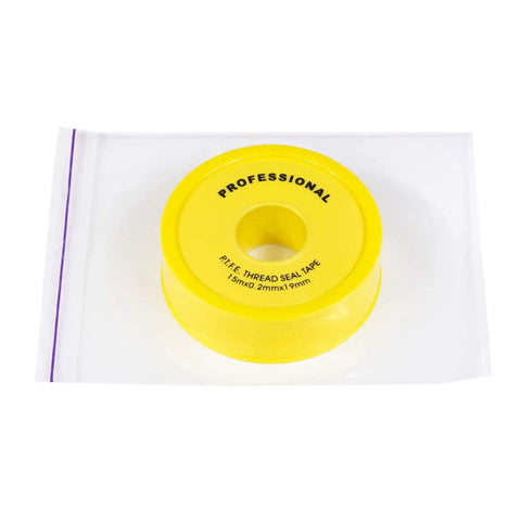 Three Quarters Inch PTFE Thread Seal Tape For Plumbers Pro Grade Teflon Plumbing Tape White 590 Inches Sealing Tape For Pipes And Fittings