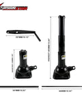 Beefed Up 2 Ton Heavy Duty Spiral Bottle Jack And Stand Combo For Trucks And SUVs, 4000 Lb Capacity, Auto Lock Piston