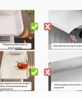 Comparison of Super Heavy No Drill Radiator Shelf Bracket Wall Mount Support showing rounded corners and safe design features.