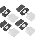 Ultra Thin Stainless Steel Cabinet Door Magnets With Adhesive Backing No Drill Required 4 Pack Magnetic Door Catches black