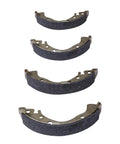 Pair Of Rear Drum Brake Shoes For Honda Civic Fit Insight 2006 To 2020, semi-metallic design, heavy-duty steel backing, set of four.