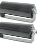 Six Inch Sliding Gate Guide Roller With Hard Rubber Wheel And Removable Axle Bolts, Built To Last Heavy Duty Gate Hardware Pair