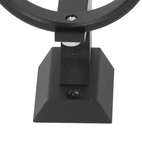 Close-up of Finder Scope Mount For Telescopes Adjustable Bracket With Fixing Ring base for precise targeting durability.