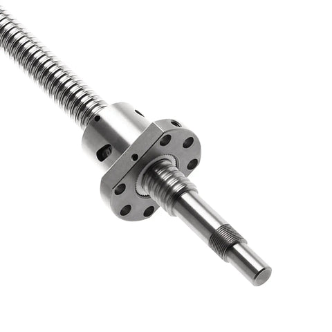 250mm Anti Backlash Ball Screw Kit 16mm Diameter With 5mm Lead, featuring ball screw nut end supports and precise CNC motion components
