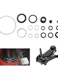 Seventeen Piece Floor Jack Seal Kit For 3 Ton Hydraulic Jacks With O Ring Seals And Oil Filler Plug, including rubber rings and jack image