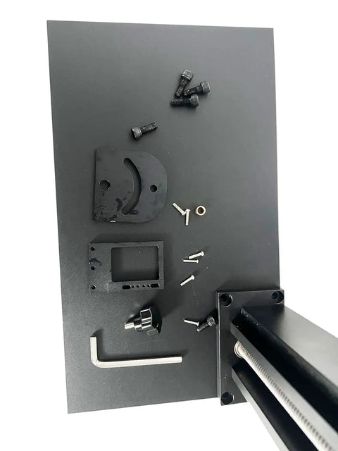 Pro Grade Metal Platform For Surface Roughness Gauge And Portable Roughness Tester With Adjustable Lifting Column And Heavy Duty Build For Precise Measurements Compatible With KR210 KR220 Meters, black metal parts