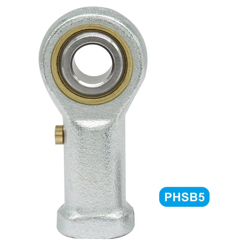 Female Rod End Bearing With Five Sixteenth Inch Bore Four Pack Heavy Duty Alloy Steel Built To Last Corrosion Resistant Right Hand Thread Five Sixteen Twenty Four Easy Install For Linkages And Industrial Machinery. Female rod end bearing PHSB5, 5/16 bore alloy steel