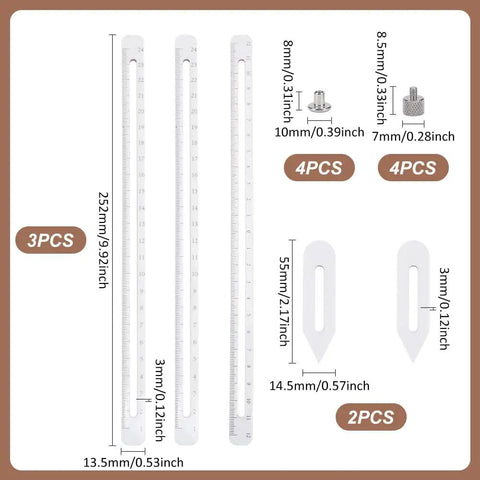 Adjustable Pottery Throwing Gauge Set With White Height Ruler And Extendable Measuring Arms For Clay Modeling Make Your Ceramic Kit A Legit Gotta Have Essential Today