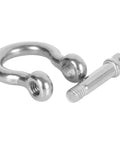 14 Pcs Clevis Shackle Set Five Sixteenth Inch Screw Pin Bow D Ring Shackles Stainless Steel 304 Heavy Duty For Anchor