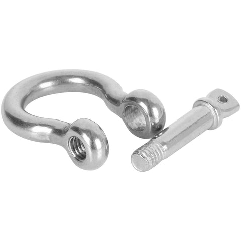 14 Pcs Clevis Shackle Set Five Sixteenth Inch Screw Pin Bow D Ring Shackles Stainless Steel 304 Heavy Duty For Anchor