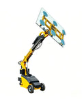 Heavy Duty Glass Sheet Cart With Smooth Glide Glass Panel Trolley For Zero Stress Installation And Fast Moving Jobs Straight Up Any Construction Site Or Warehouse Today, lifting large glass panel.