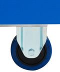 Heavy Hitter Commercial Portable Air Conditioner Cranking 29000 BTU wheel for easy mobility in industrial settings.