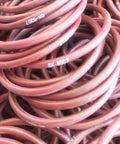 Close-up of O-rings from Heavy Duty Pro Grade O Ring Seal Kit For Hydraulic Systems With 570 Piece Set And 32 O Ring Sizes NBR And Silicone