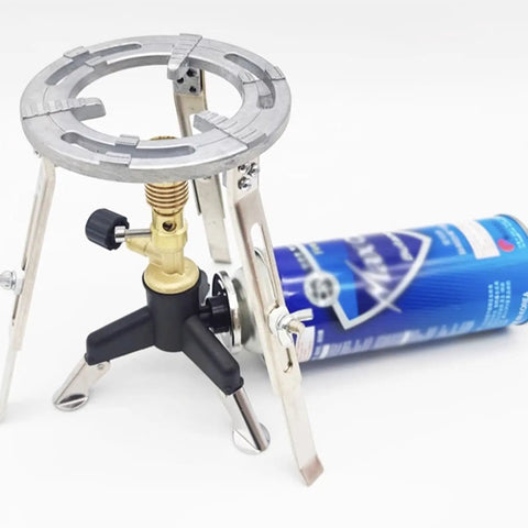 Compact Portable Bunsen Burner With Brass Gas Burner Head And Air Adjustment for Lab Heating Countertop Blowtorch setup