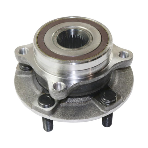 Beefed Up Front Wheel Hubs For Mitsubishi Lancer 2008 To 2015 Pair With 5 Lugs And Ball Bearing Five By Four Point Five Inches Bolt Pattern Replacement MR594979
