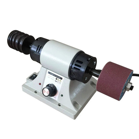 Leather Polisher Sander 350W Edge Burnishing Tool 0 To 8000 RPM 110V Leather Finishing Machine With 6 Sanding Sleeves