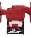 Smooth As Butter 1/25 HP Hot Water Circulator Pump Replacement For NRF-22 115 Volt System, red housing and internal wiring detail.