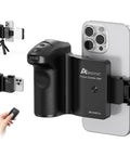 Pro Grade DSLR Style Phone Grip With Bluetooth Remote For iPhone And Android Phones, Slick Stabilized Shutter Handle