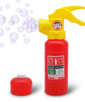 Automatic Bubble Blower Fire Extinguisher Style Bubble Machine With 230 Ml Bubble Solution for indoor and outdoor play