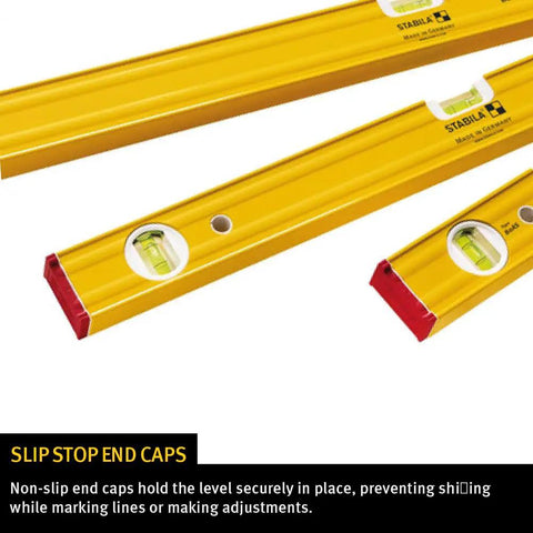 Built Solid Three Piece Spirit Level Kit Including 48 Inch 24 Inch Plus 12 Inch Precision Vials With Heavy Duty Lockable Case And Coated Beams For Dead On Layouts Every Single Project