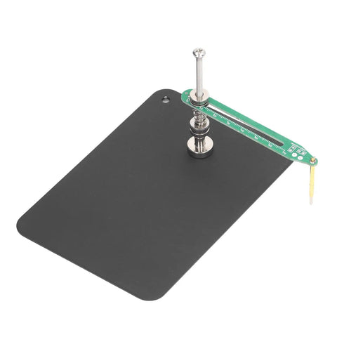 Pro Grade Aluminum Alloy Fixed Test Probe With Base Plate And 360 Degree Rotating Arm Adjustable Height For Precise PCB IC Soldering Handy Soldering Jig
