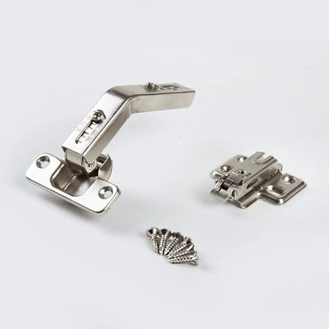135 Degree Bi Fold Blind Corner Cabinet Hinges Full Overlay Face Frame Concealed Soft Close Hardware Two Pack heavy duty hinge with screws