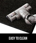 Beefy Heavy Duty Door Mat For High Traffic Areas Waterproof Traffic Guard Entryway Rug With Rubber Backing and vacuum cleaner