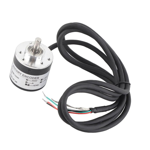 Rock-Solid Magnetoelectric Incremental Encoder For Industrial Automation With 600 PPR, High Precision Sensor, 5V To 24V Operation, Single Phase 600 PPR And 2400 PPR In Two Phase Setup, wired
