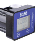 Digital LCD Aluminum Flow Meter Half Inch High Accuracy Diesel Fuel Water Flow Sensor For Low Flow Control And Measurement Gasoline Kerosene Engine Oil Blue
