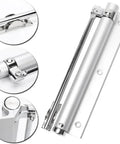 Heavy Duty Automatic Door Closer With Adjustable Aluminum Alloy Hydraulic Spring System Smooth Soft Close For Home Or Office
