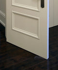 2Pcs Black Rubber Door Stopper Wedge with Antislip Surface under bedroom door blocking drafts and protecting floor