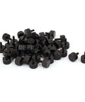Flat Head Knurled Thumb Screws M3 By 8mm Black Zinc Plated For PC Case And Computer Chassis Quick Grab Tool Free Assembly 50 Pack