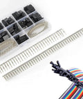 620-piece Dupont Connector Kit 2.54mm Pitch Single Row Male Headers with Crimp Pins for 3D Printer and FPV Jumper Wires
