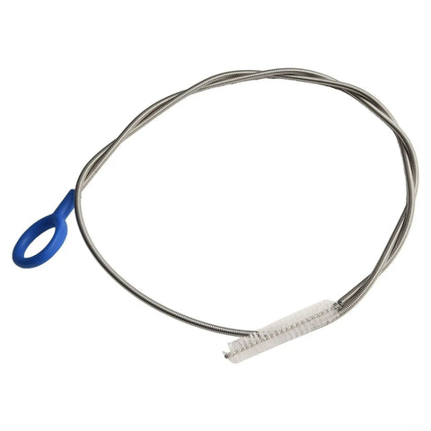High Flow Hydration Tube Replacement With Cleaning Brush Kit 98cm PVC Hose, cleaning brush with blue handle, metal bristles visible