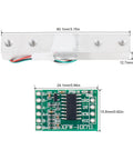 Dope 5Kg Digital Load Cell With HX711 Weighing Amplifier Module For Arduino Diy Portable Kitchen Scale Kit Pack Of 2 High Sensitivity Sensor aluminum load cell with HX711 module