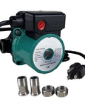 Heavy Duty Hot Water Recirculating Pump 115V With 3 Speed Control And 145 PSI Rating Home Water Heater Boiler Shower No Sweat Setup Pro Grade Electric Circulator with connectors