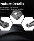 Front Lower Control Arms With Ball Joints For Nissan Versa 2012 2019 set, black steel suspension arms