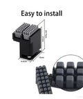 3D Printer Maintenance Tool Kit For X1 X1C X1E P1P P1S Models with nozzle wiper, easy to install, showing detailed dimensions.