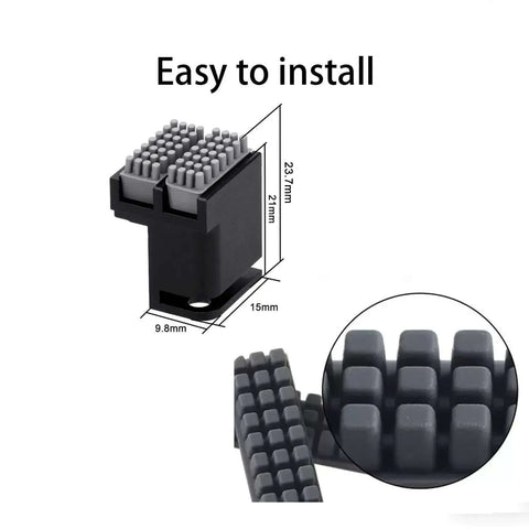 3D Printer Maintenance Tool Kit For X1 X1C X1E P1P P1S Models with nozzle wiper, easy to install, showing detailed dimensions.