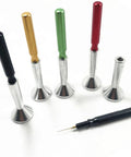 Precision Watch Repair Kit 5 Piece With Oil Pen Lubricant Oiler And Needle Tip Applicator Pro Grade Set Displayed